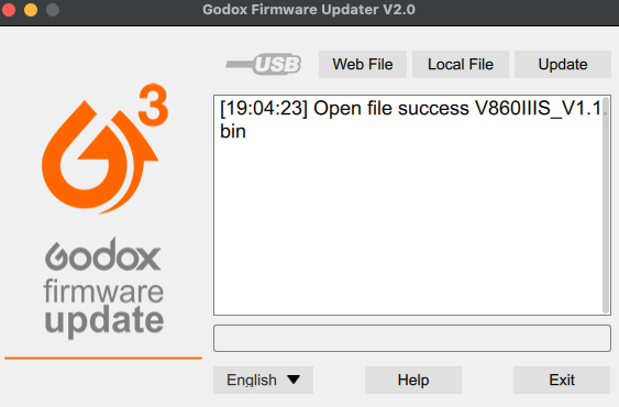 Godox G3 Launcher Load Firmware
